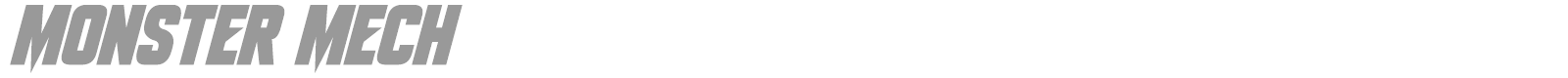 Monster Mech font preview
